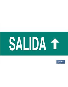 SEÑAL LUMINISCENTE 400X100MM.