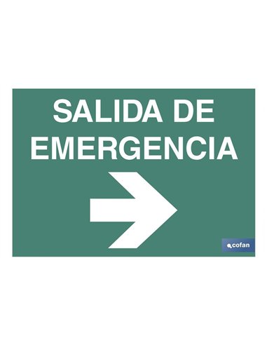 SEÑAL LUMINISCENTE 210X148MM.