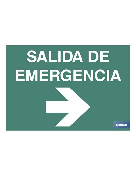 SEÑAL LUMINISCENTE 210X148MM.