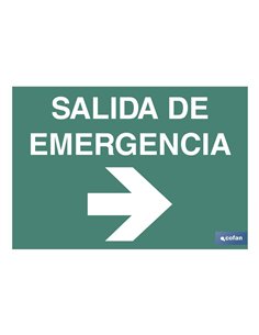 SEÑAL LUMINISCENTE 297X210MM.