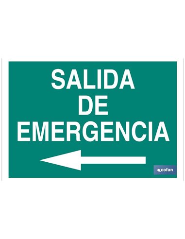 SEÑAL LUMINISCENTE 297X210MM.