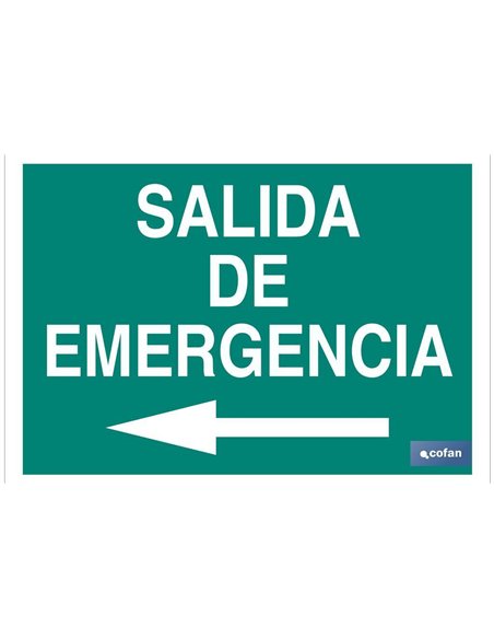 SEÑAL LUMINISCENTE 297X210MM.