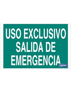 SEÑAL LUMINISCENTE 297X210MM.