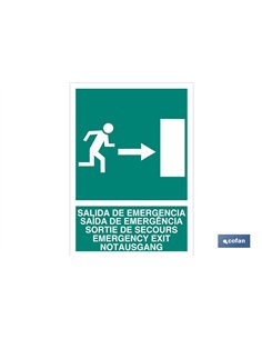 SEÑAL LUMINISCENTE 297X210MM.