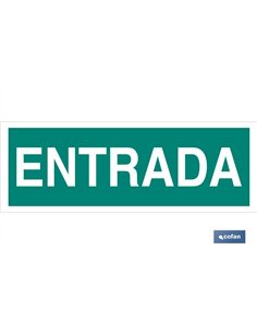 SEÑAL LUMINISCENTE 400X100MM