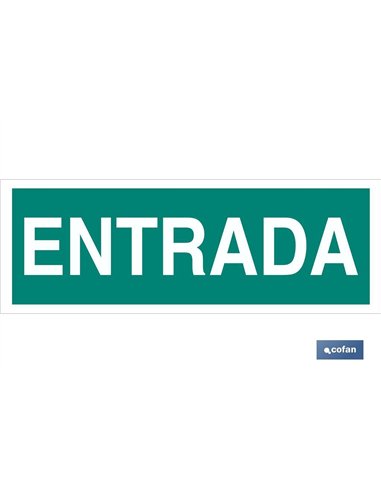 SEÑAL LUMINISCENTE 400X100MM
