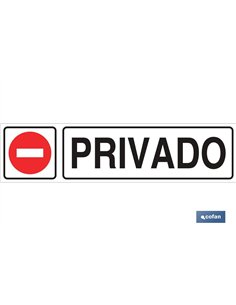 SEÑAL GLASSPACK ADHESIVA 175X45MM.