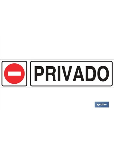 SEÑAL GLASSPACK ADHESIVA 250X62MM.