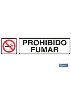 SEÑAL GLASSPACK ADHESIVA 175X45MM.