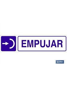 SEÑAL GLASSPACK ADHESIVA 175X45MM.