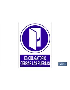 SEÑAL POLIESTIRENO 420X297MM.