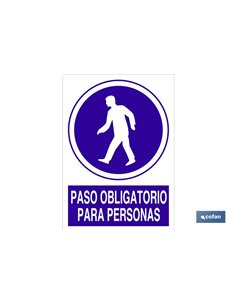 SEÑAL POLIESTIRENO 210X148MM.