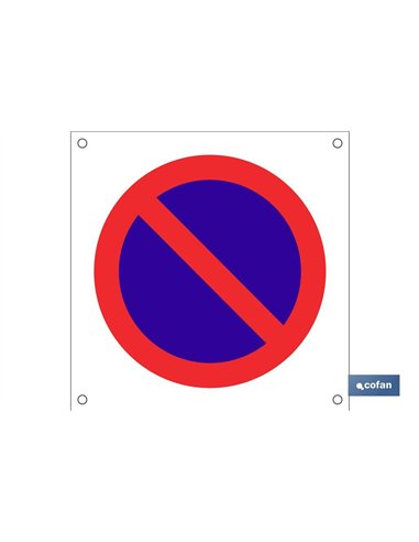 SEÑAL POLIPROPILENO CELULAR 600X600MM