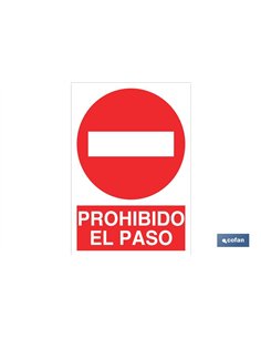SEÑAL POLIESTIRENO 420X297MM.