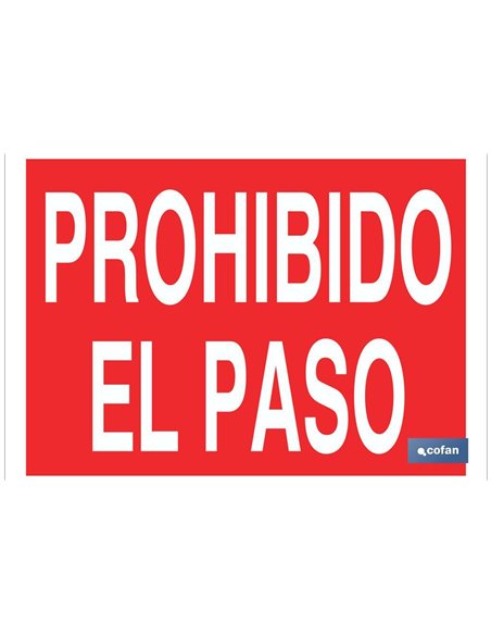 SEÑAL POLIESTIRENO 420X297MM