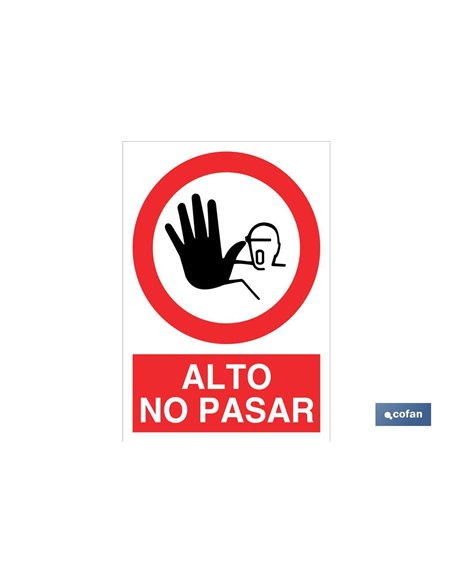 SEÑAL POLIESTIRENO 420X297MM.