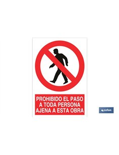 SEÑAL POLIESTIRENO 210X148MM