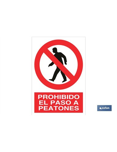SEÑAL POLIESTIRENO 420X297MM.