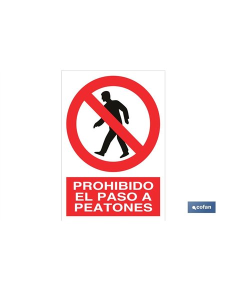 SEÑAL POLIESTIRENO 420X297MM.