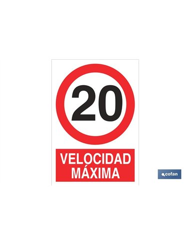 SEÑAL POLIESTIRENO 297X210MM.