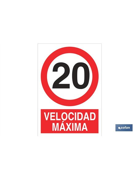 SEÑAL POLIESTIRENO 297X210MM.