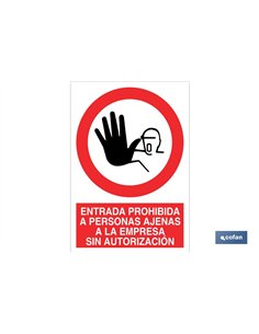 SEÑAL POLIESTIRENO 297X210MM.