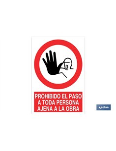 SEÑAL POLIESTIRENO 210X148MM