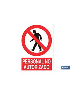 SEÑAL POLIESTIRENO 420X297 MM.