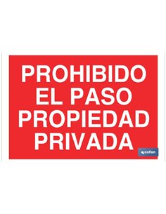 SEÑAL POLIESTIRENO 420X297MM
