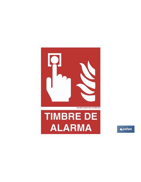 SEÑAL LUMINISCENTE 210X148MM.