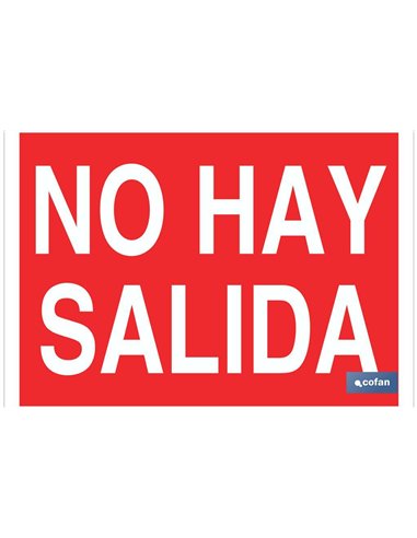 SEÑAL LUMINISCENTE 297X210MM.