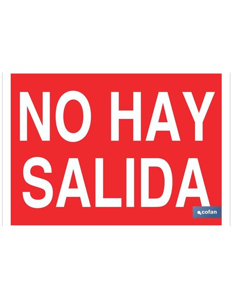 SEÑAL LUMINISCENTE 297X210MM.