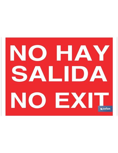 SEÑAL LUMINISCENTE 210X148MM.