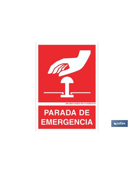 SEÑAL LUMINISCENTE 297X210MM.
