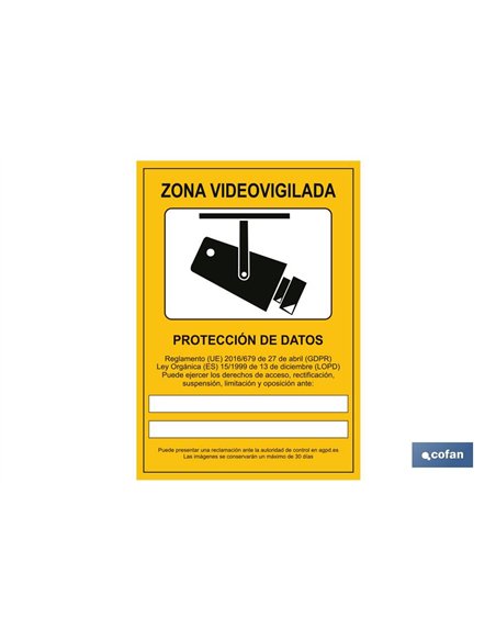 SEÑAL POLIESTIRENO 210X148MM