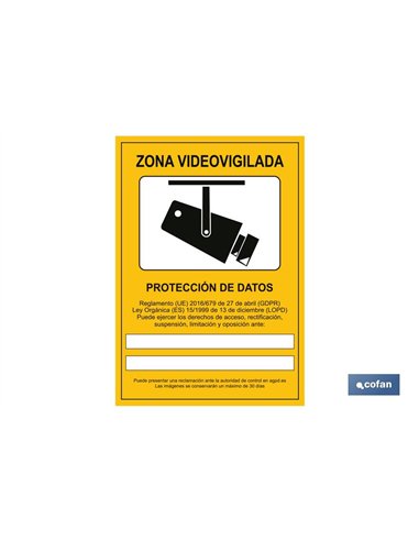 SEÑAL POLIESTIRENO 297X210MM