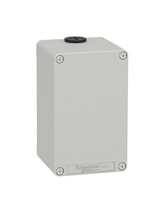 Caja vacía GRIS SCHNEIDER SIN ORIFICIOS - material resistente, medidas 30x20x10 cm.