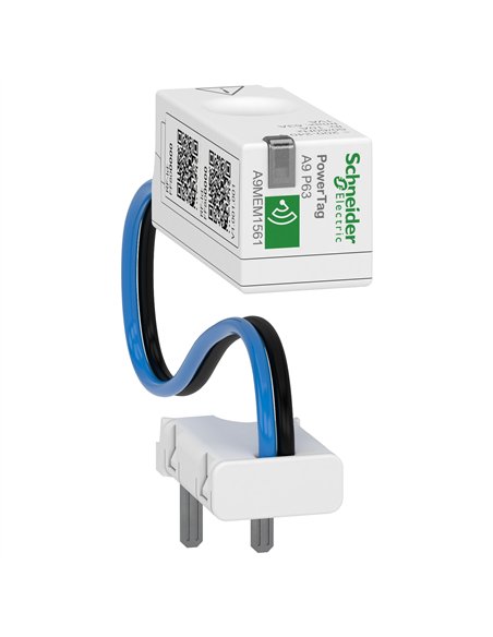 Interruptor SCHNEIDER PowerTag, 1 polo + neutro, 16A, 230V, conexão superior.