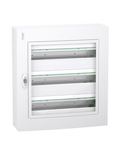 Lampada PRISMASET XS 24W 3F con paralume trasparente e design moderno.
