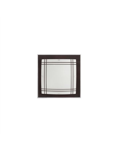 Plafon Amet Wengue 2xe27 (32x32x6)