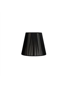 Pantalla Conica Hilo Indira E27 Negra (25x11x16)