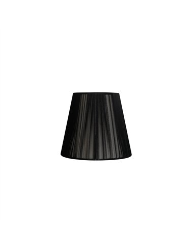 Pantalla Conica Hilo Indira E27 Negra (25x11x16)