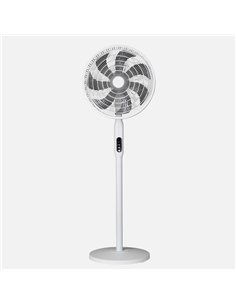 Ventilador Pie 3x1 Mixin Blanco 3vel 60w 7asp 45d  Fijo/rotatorio Suelo/pared/sobremesa Regx45x45cm