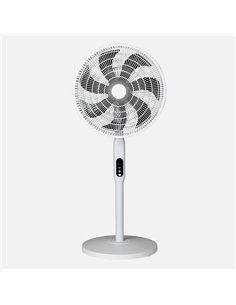 Ventilador Pie 3x1 Mixin Blanco 3vel 60w 7asp 45d  Fijo/rotatorio Suelo/pared/sobremesa Regx45x45cm 2