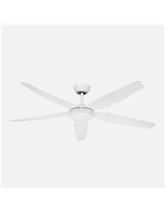 Ventilador Dc Altea 24w Blanco 5aspas 6vel.142d 2880 Lm 300045006500Kk Remoto+memoria+temporizador