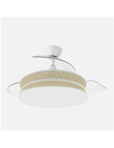Ventil Decor 72w Blanco/natural Blanco 108d 3asp