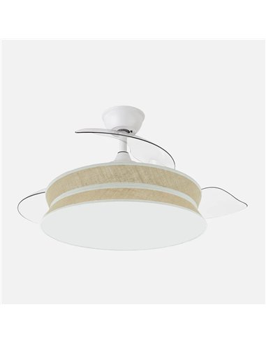 Ventil Decor 72w Branco/Branco Natural 108d 3asp