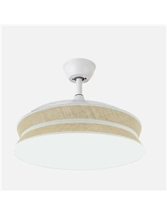 Ventil Decor 72w Blanco/natural Blanco 108d 3asp 2
