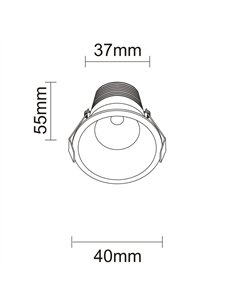 Modulo empotrable LED Lanka 5W 500Lm CCT 2