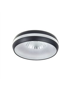 Foco LED empotrable 6W Dalai negro IPIP44